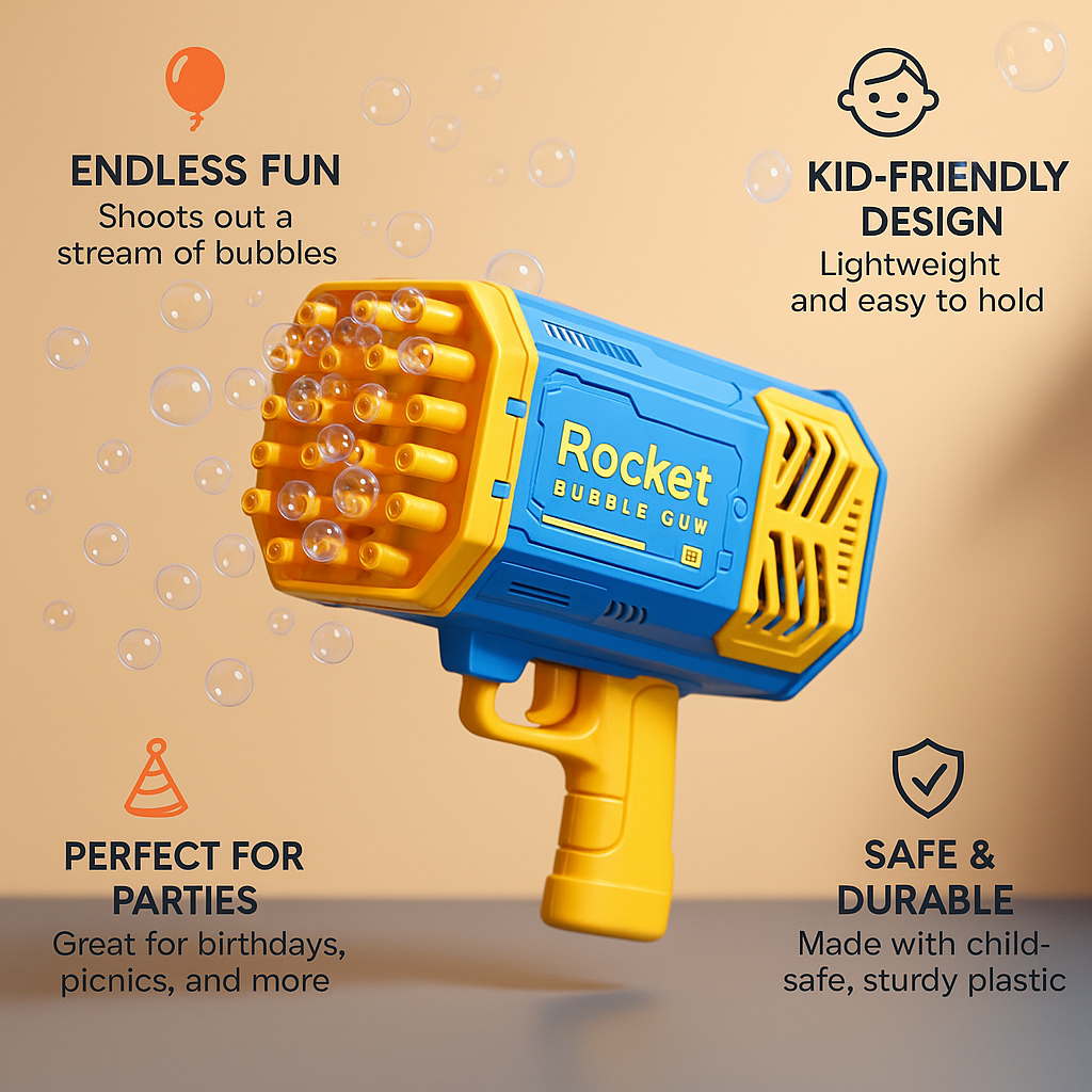 Bubble Gun Machine
