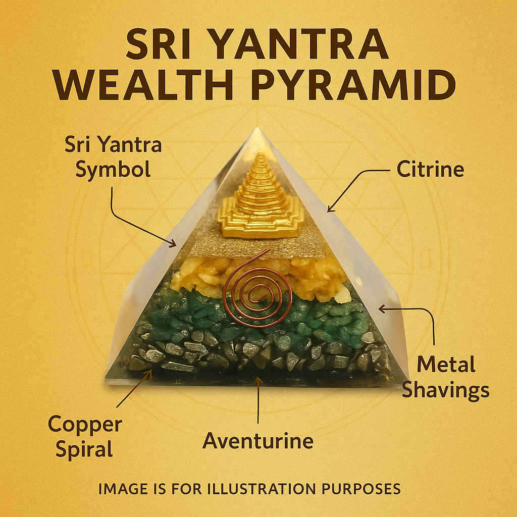 Sri Yantra Wealth Pyramid