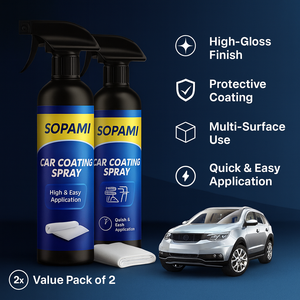 Sopami Car Coating Spray 50ml Pack of 2